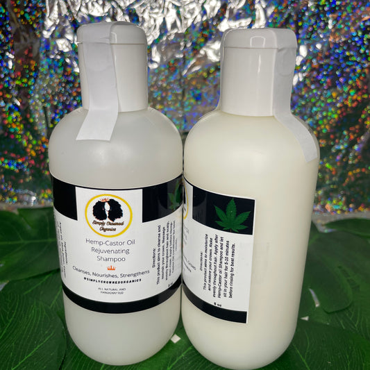 Hemp-Castor oil rejuvenating Shampoo